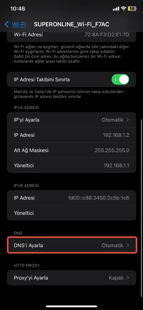 iOS için DNS Değiştirme Nasıl Yapılır?