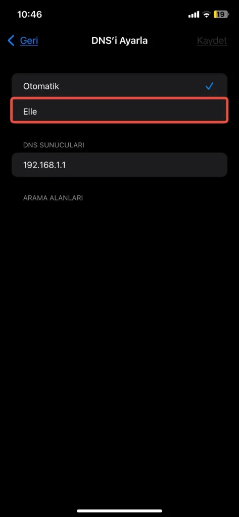 iOS için DNS Değiştirme Nasıl Yapılır?
