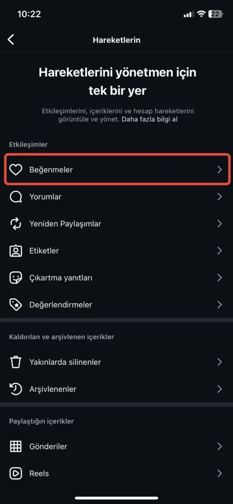 instagram begenileri silme 4