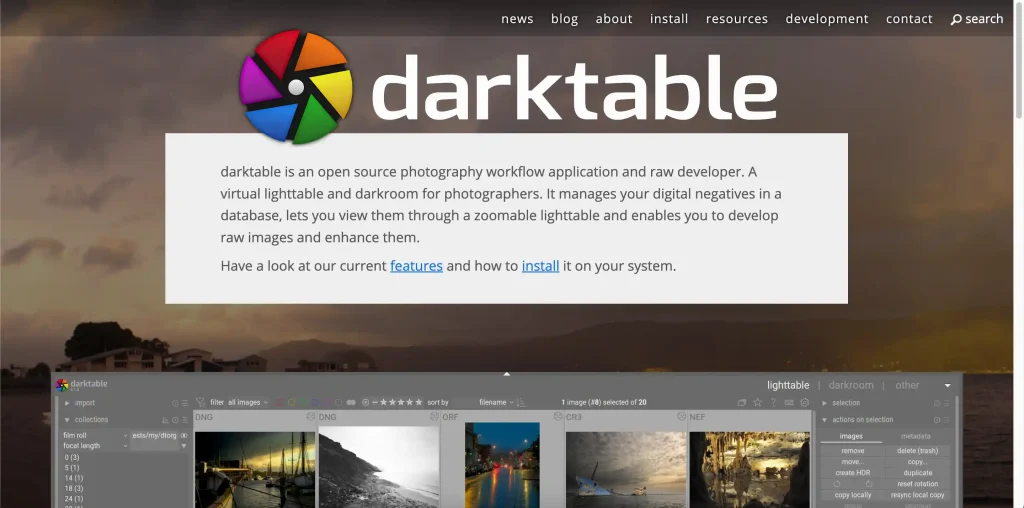 darktable