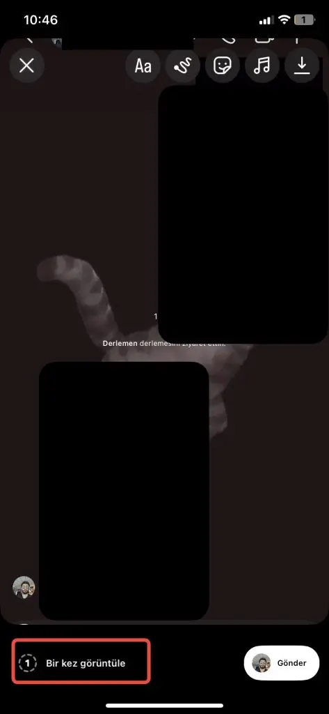 Instagram tek seferlik fotoğraf iletme nasıl yapılır