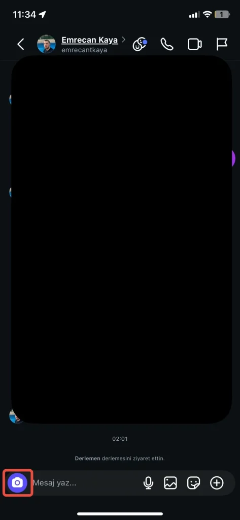 Instagram Tek Seferlik Fotoğraf Nasıl Atılır 3