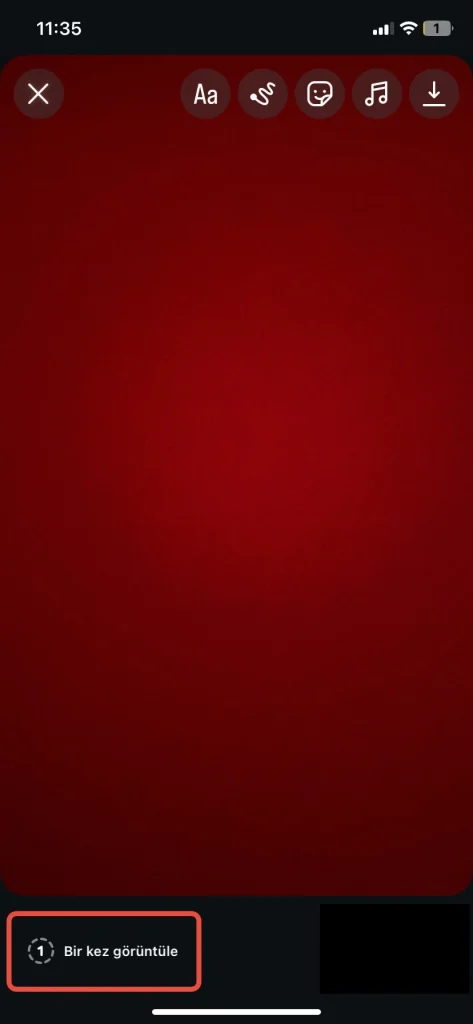 Instagram Tek Seferlik Fotoğraf Nasıl Atılır 4 