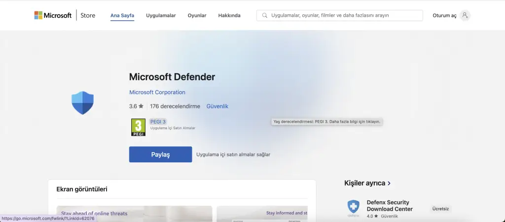microsoft windows defender