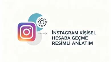 Instagram Kişisel Hesaba Geçme (Resimli Anlatım)